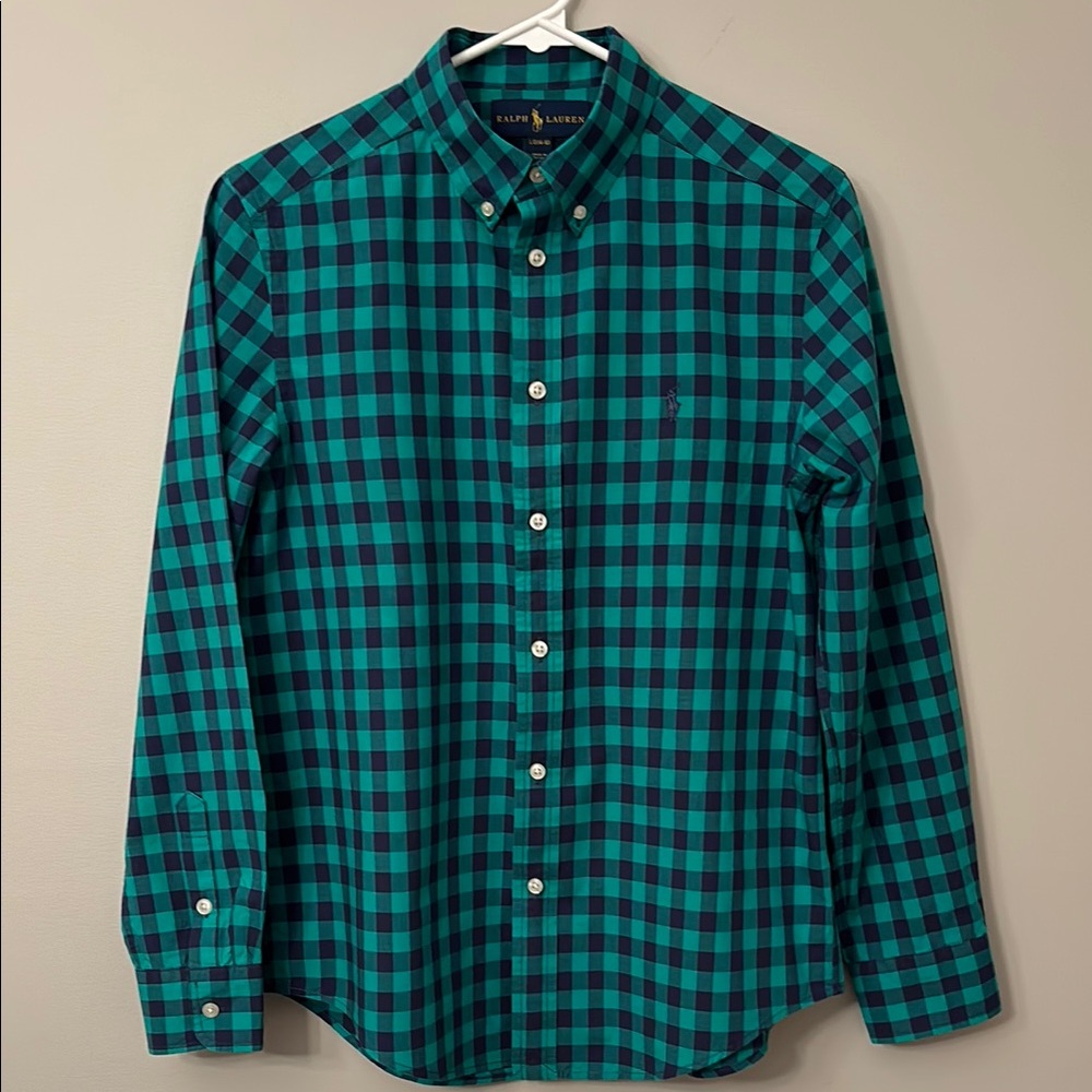 Boys Ralph Lauren Plaid Button Down Shirt